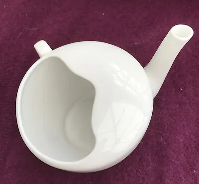 Invalid Drinking Cup With Handle And Spout White Porcelain Vintage • £12