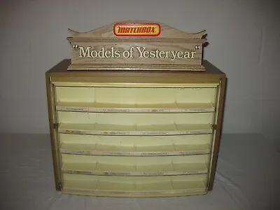 1970s Matchbox Models Of Yesteryear Store Display 20 Vehicle Case • $400