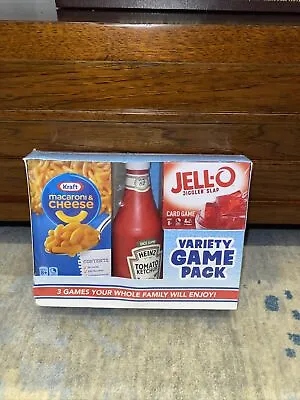 KRAFT HEINZ Variety Game Pack - 3 Games Your Whole Family Will Enjoy! NEW Sealed • $35.98