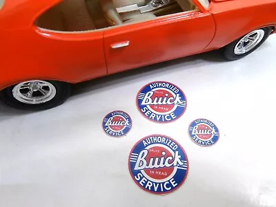 4 Garage Buick Diorama Pre-cut Signs 1:24 1:25 Model Car Junkrad Parts • $4