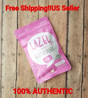 Gluta Pure Lazel Whitening Antioxidant Glutathione Anti Aging 30 Softgels • $12.99