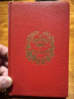 A Christmas Carol By Charles Dickens Deluxe First Edition Hardcover Collectible • $70