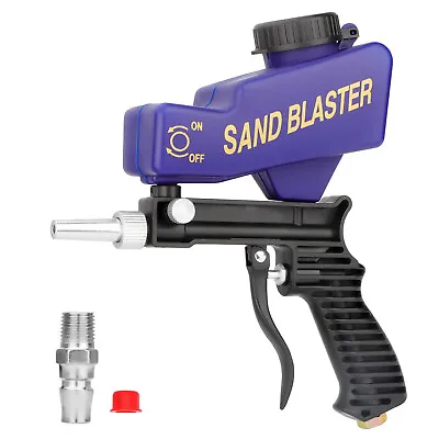6000RPM Portable Air Gravity Feed Sandblasting Gun Handheld Paint/Rust Remover • $24.98