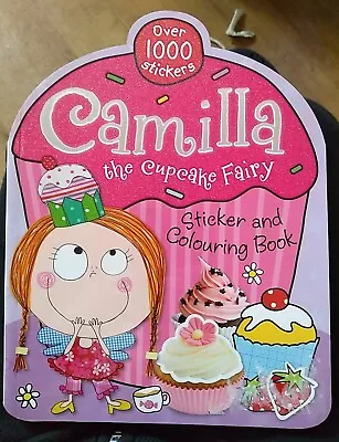 Camilla The Cupcake Fairy 1000+ Sticker & Colouring Book New Sweet Item • £0.99