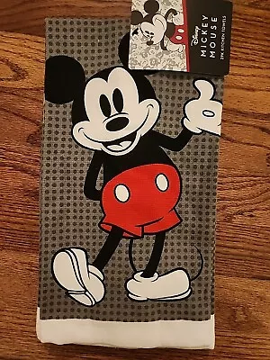 Disney Mickey Mouse Kitchen Towels New 2 Pack Dish Set  • $13.50