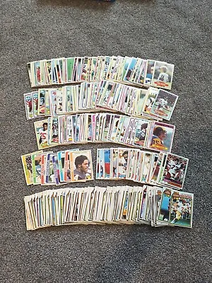 Lot Of Vintage NFL Trading Cards Topps 1978 1979 1980 1981 Payton Theismann++ • $34.99