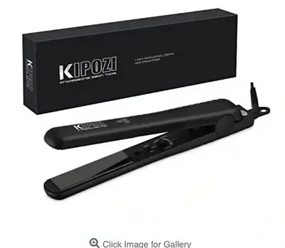 Brand New KIPOZI Mini Hair Straightener Ceramic Flat Iron Salon 450F Black • $19.99