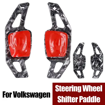 Forge Grain Steering Wheel Shifter Paddle For VW MK8 Polo Jetta Tiguan Atlas CC • $46.50