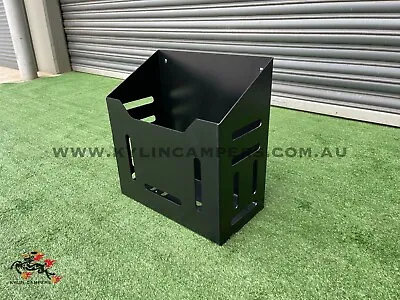 $165 • Buy 3mm Black Aluminium Jerry Can Holder For Ute Canopy Toolbox - Suit 20L Jerry Can