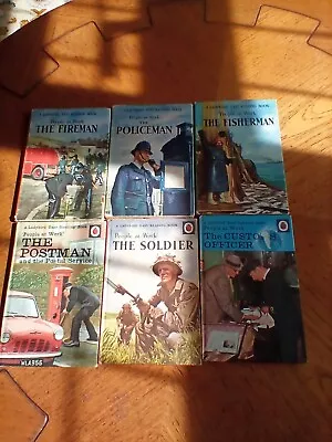 6 Vintage Ladybird Books People At Work Series 606B 4  1st Edition 3 With D/Js • £15