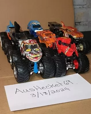  Monster Jam Trucks Lot • $40