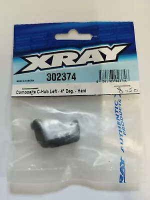 XRAY T2 T3 T4 T4F Composite C-Hub Left - 4Â° Deg. - Hard (ECS) No.302374 • £7