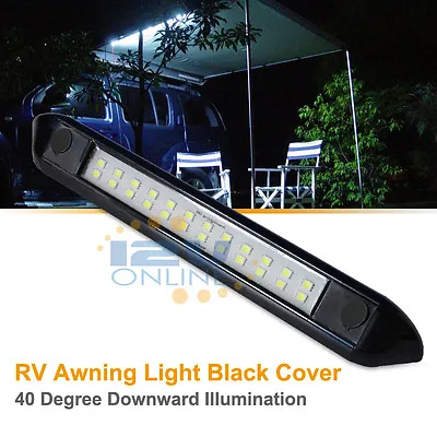 $28.11 • Buy 12Volt LED Awning Light RV Camper Trailer Boat Exterior Garden Annex Lamp Cool W