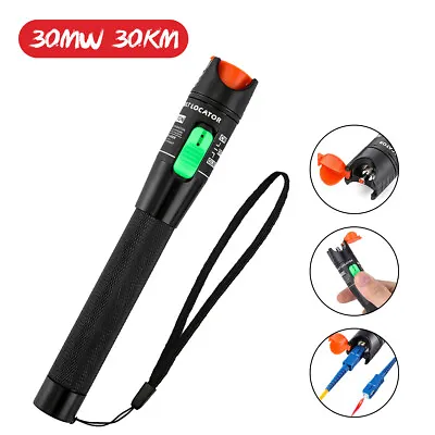 US 30MW Laser Network Cable Tester Fiber Optic Cable Finder Visual Fault Locat • $23.99