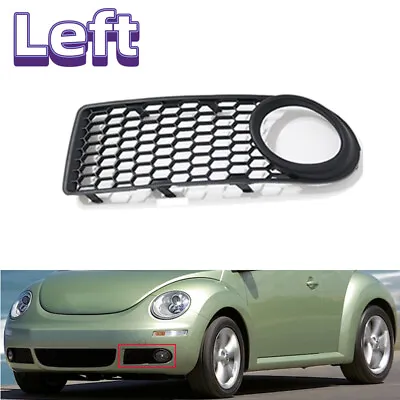 $32.99 • Buy Left Mesh Grille Front Bumper Fog Lamp Cover Frame For VW Beetle/Cabrio 06-11