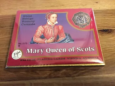£15 • Buy MARY QUEEN OF SCOTS VINTAGE PLAYING CARDS 2 PACKS Sealed