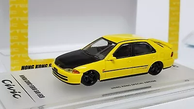 1:64 Inno64 Honda Civic EG6 Ferio SiR Yellow Diecast Fuelme Ig Tarmac • $38