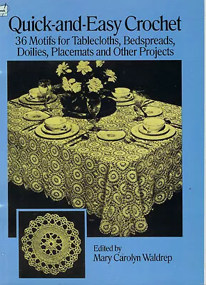 $7.50 • Buy Quick And Easy Thread Crochet Pattern Book Dover Needlework Series  36 Motifs
