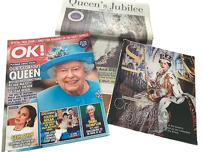 Special Editition Ok! Magazine Plus 2 Royalty Pull-outs On Queen Elizabeth Ii • £3.95