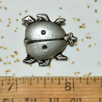 Vintage Costume Jewelry Pewter Bug Insect Beetle Fly Bee Animal Brooch Pin • $19.99