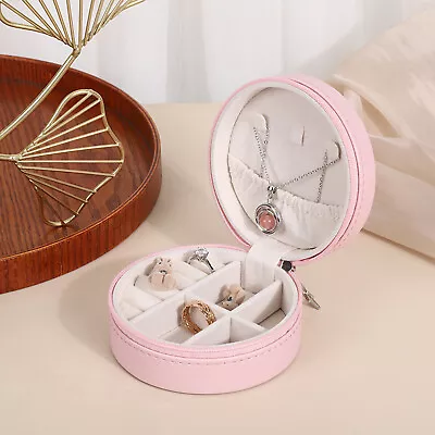 Travel Jewelry Box Mini Jewelry Organizer Box Case For Rings Earrings Necklace • $14.29