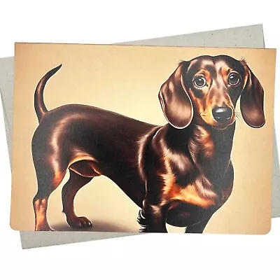 Dachshund Card Dachshund Birthday Card (1 Card 5X7 Inch) - 703 • $7.96