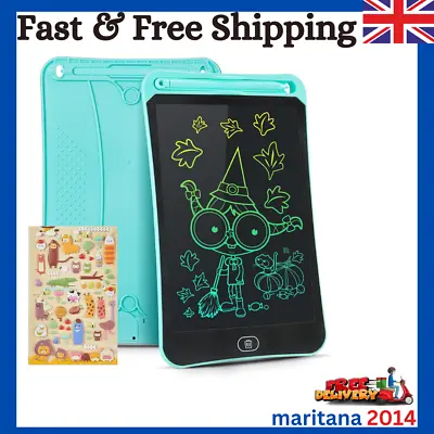 Toys Gifts For 2 3 4 5 6 Year Old Boys Girls Genialba 8.5 Inch LCD Writing Toys • £7.98