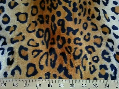 Leopard Cheetah Velboa Faux Fur Fabric By The Yard 17 Colors Available • $6.75