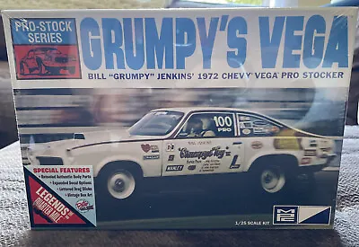 MPC 1/25 1972 Chevy Vega Pro Stock Model Kit Bill Grumpy Jenkins MPC877 • $22.52