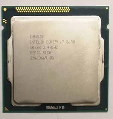 £16.60 • Buy Intel Core I7-2600 SR00B 3.40GHZ CPU Socket LGA 1155 Processor