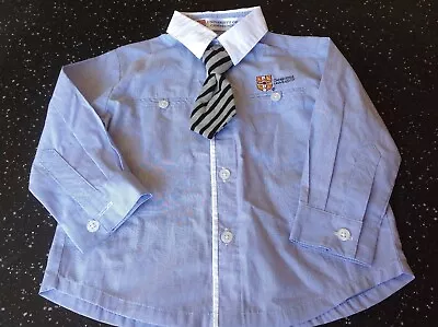 Gorgeous Baby Toddler Shirt & Tie Cambridge University Age 1 - 2 Years • £8.99