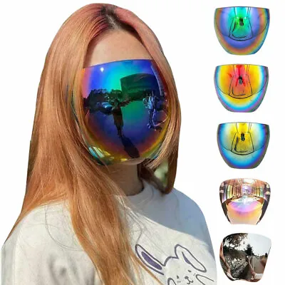 Oversized Full Sunglasses Cycling Face Mask Shield Polarized Large Glasses Cover • $16.99