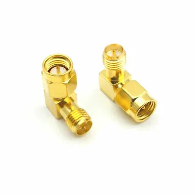 £2.79 • Buy SMA Male To RP Female Adapter 90° Degree Right Angle RF Radio Coaxial Connector 