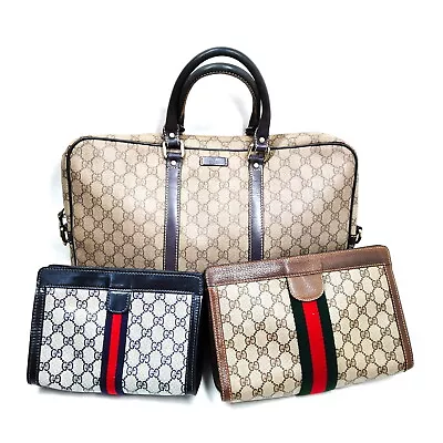 Vintage Gucci Business Bag Vintage Gucci And Others Business Bag 3set 3750193 • $11.50