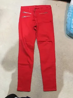 J Brand Zoey  Lipstick  Red Denim Jeans SZ 29 • $37.34