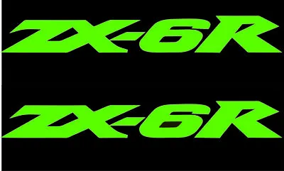 Kawasaki  ZX6R Motorcycle Stickers Decals In Vinyl Various Colours & Sizes X 2 • £4.85