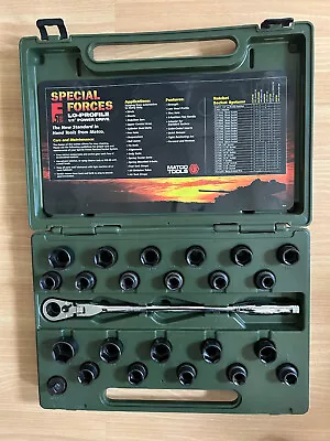 Matco Tools Special Forces 1/2  26 Piece Metric & Standard Loprofile  Socket Set • $495