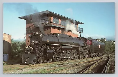 Chicago Milwaukee St Paul Pacific Railroad Steam Locomotive 261 Postcard 826 • $5