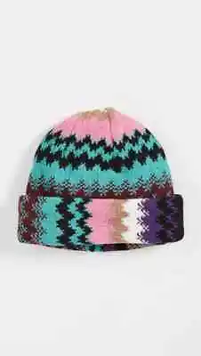 Missoni Women's Zig Zag Beanie Hat Multicolored New With Tags  $170 • $131.55
