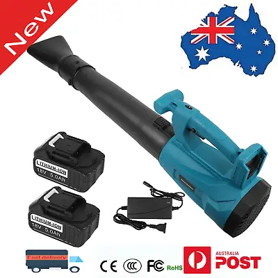 18V Air Leaf Blower Electric Cordless 6/Fixed Speed With 2 X Battery & Charger • $49.99