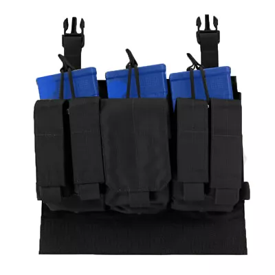 VAS Recon Mag Panel Plate Carrier System Recon 7.62 Kangaroo Mag Pouch Black • $33.99