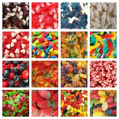 200g SWEET BAGS Pick N Mix RETRO Wedding Kids Wholesale Candy Sweet Shop Treat • £4.72