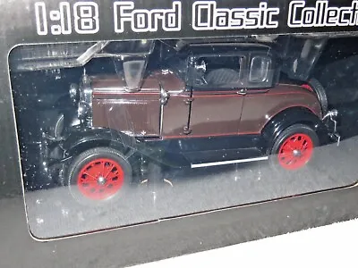  1931 Ford Model A Coupe 1:18 Sunstar Opening Hood Doors & Rumble Seat Nib • £183.37