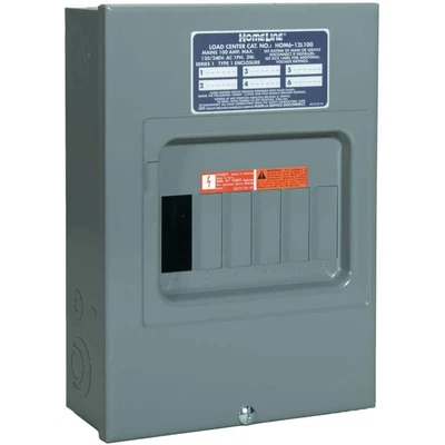 $35.99 • Buy 100 Amp Indoor Main Lug Load Center 6 Space 12 Circuit Electrical Sub-Panel Box