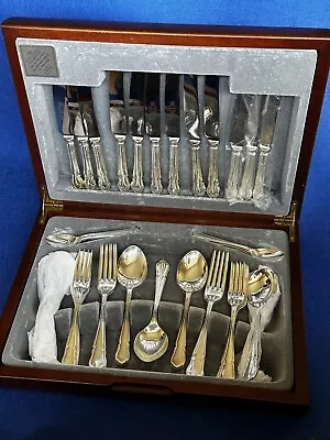 Debenhams ‘Dubarry’ Silver Plated Canteen Of Cutlery (42 Piece) • £135