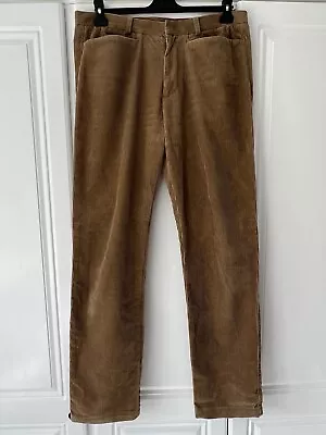 Mandarina Duck Beige Corduroy Trouser Front Pockets Made In Italy W36 L34 RARE • £140