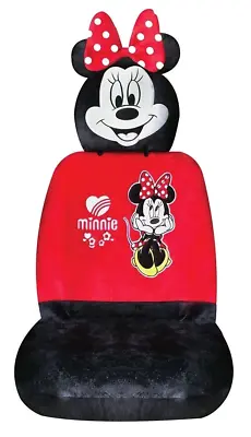 Disney Minnie Mouse Car Seat Cover And Head Rest Cover Front Not A Clip On Super • $47.31