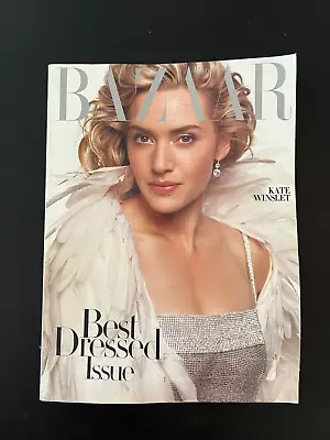 HARPER'S BAZAAR Magazine KATE WINSLET December 2005 Fashion Vintage Ads • $8