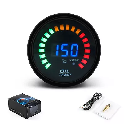 12V 52mm Digital Analog LED Electronic Auto Car Voltage Gauge Volt Meter Smoked • $19.71