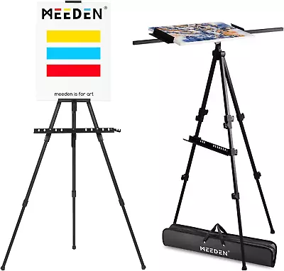 Aluminum Watercolor Field Easel With Carrying Case Adjustable Portable Aluminum • $83.59
